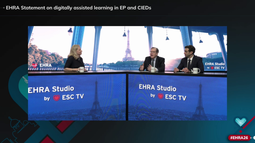 ESC TV during EHRA 2026 in Paris